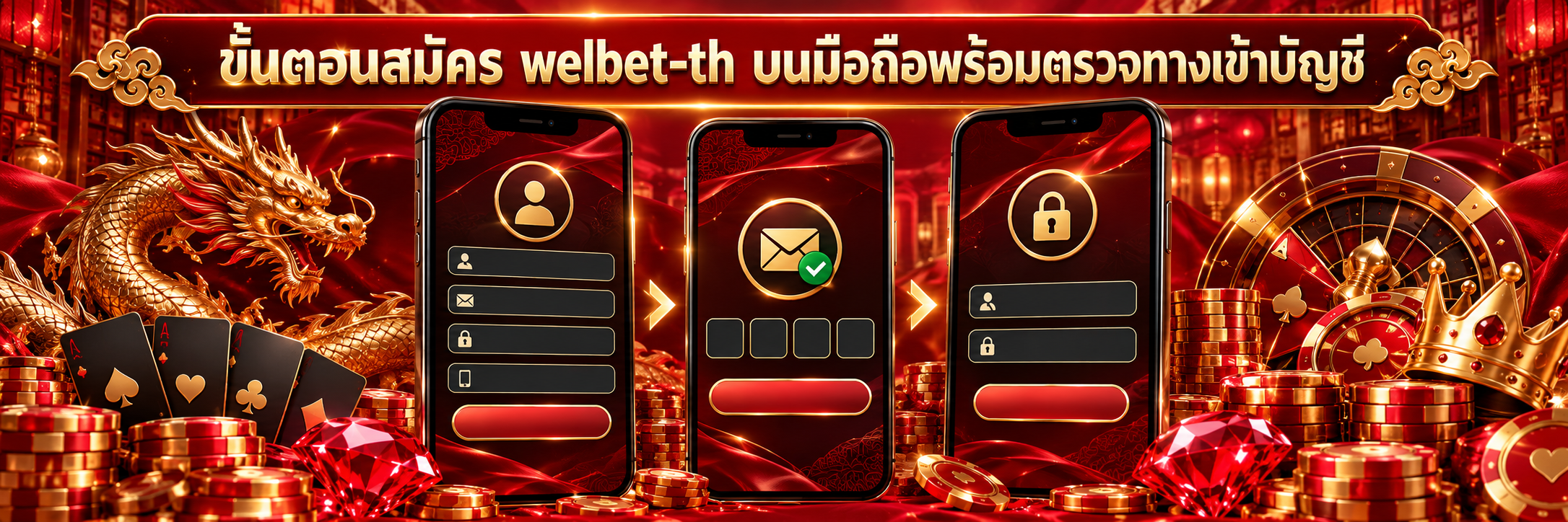 ขั้นตอนสมัคร welbet-th บนมือถือพร้อมตรวจทางเข้าบัญชี